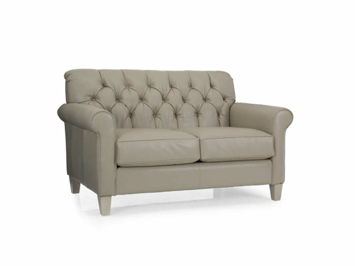 Langford Leather Ottoman - Image 4
